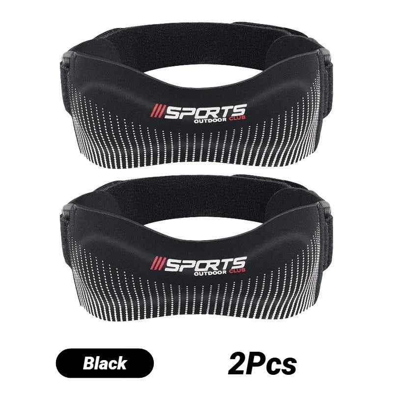 2Pcs Knee Pad Adjustable Knee Strap Patellar Tendon Pressurized Protector Support Slider Pad Guard Badminton Running Brace